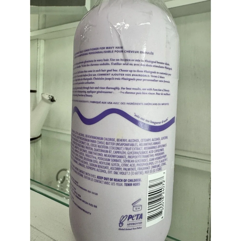 Function of‎ Beauty Wavy Hair Shampoo Jumbo 22 fl oz - Imperfect Container